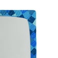 thumbnail image 2 of Ambesonne Blue Fitted Sheet, Diagonal Checked Pattern, Twin Size, Turquoise Dark Blue, 2 of 2