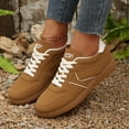 thumbnail image 2 of Women's Casual Shoes Fashion Suede Lace Up Comfortable Loafers for Everyday Wear On Walking Footwear, 2 of 8