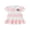Pink, variant on BemeyourBBs Toddler Baby Girl Summer Football Dress Little Baby Girl Soccer Dress Outfit Football Embroidered Striped Button Collared Short Sleeve A Line Ruffled Dress