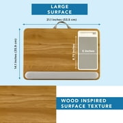 LapGear Home Office Pro Lap Desk with Cushion, Oak Woodgrain