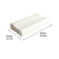 thumbnail image 2 of NSESSHome Memory Foam Pillows Neck Pillow for Pain Relief, Ergonomic Cervical Pillow Neck Shoulder Support Bed Pillow for Side Back Stomach Sleeper, Orthopedic Contour Pillow for Sleeping, 2 of 5