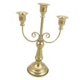 thumbnail image 5 of Elegant Metal Candelabra Centerpiece - Simple Decorative Ornament for Home & Special Events, 5 of 5