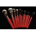 thumbnail image 3 of Buen juego de 12 brochas de maquillaje de diamante Juego de herramientas de maquillaje de diamante Brocha de maquillaje para rubor en polvo suelto Ideal para uso profesional, 3 of 6