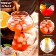 thumbnail image 4 of 1 copa de vino creativa en forma de hongo, copa de cóctel, transparente, adecuada for fiestas, bebidas novedosas, KTV, bares, discotecas, uso doméstico, 4 of 6