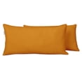 thumbnail image 1 of VargottamIndoor/OutdoorPolyester FabricLumbarPillowCover,All-Weather Waterproof Rectangular Cushion Case for Patio Furniture,16" x 24"Set of 2-Mustard Yellow, 1 of 7