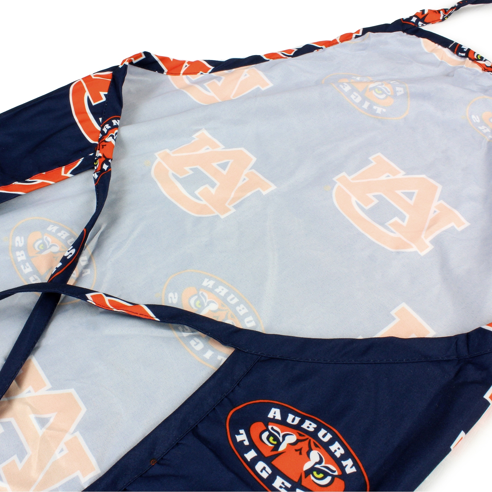 Auburn Tigers Tailgating or Grilling Apron With 9" Pocket, Fully Adjustable