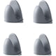 thumbnail image 1 of Paquetes de mini manoplas resistentes al calor para horno de microondas, guantes para hornear, utensilios de cocina, guantes antideslizantes, agarraderas, accesorios de cocina (gris, 4 unida JFHHH pequeña, 1 of 5