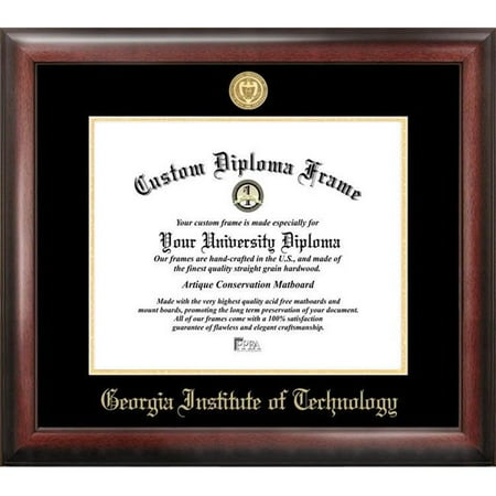 diploma embossed institute georgia frame technology gold