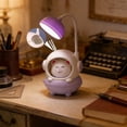 thumbnail image 3 of Cute Astronaut Cats Desk Lamp with Pen Container, USB Rechargeable, Flexible Gooseneck, Decorative Table Light for Workspace, Bedroom, Office, 3 of 5
