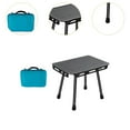 thumbnail image 6 of koolsoo Foldable Camping Table Beach Table Compact Retractable with Carry Bag Portable Stool Small Chair for Garden Picnic, 6 of 8