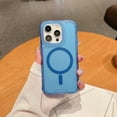 thumbnail image 5 of Dteck Magnetic Case for iPhone 14, Compatible with MagSafe, Military Grade Drop Protection Slim Translucent Matte Shockproof with Anti-Fingerprint Phone Case,Blue, 5 of 6