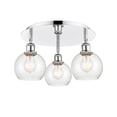 thumbnail image 3 of Innovations Lighting - Athens - 3 Light Flush Mount In Industrial Style-8.63, 3 of 5