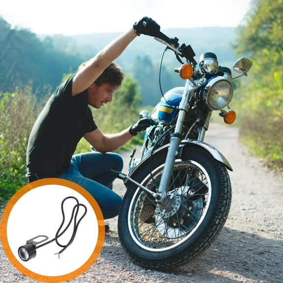 GOOHOCHY Motorcycle LED Motorcycle Handlebar Signal Lamp LED Light