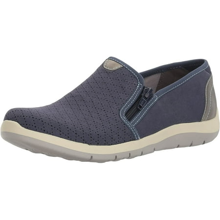 

Aravon Womens Wembly Side-Zip Slip On Shoes Blue US 6 W