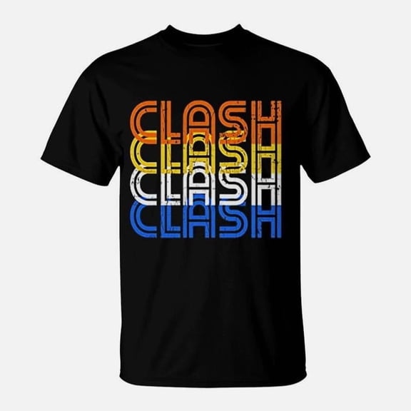 Clash Retro Text TShirt