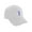 White, variant on Low Profile Adjustable Baseball Dad Hat Cap Old English Font Alphabet A to Z, White Hat Royal I