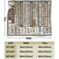 thumbnail image 4 of Yibo Dad Gifts from Daughter Son Blanket Flannel Soft and Comfortable Anti-static Bed Sofa Blanket, 4 of 6