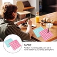 thumbnail image 3 of LEEYNEER 80 Pcs Pink Gingham Napkins Paper Decoupage Banquet Table, 3 of 8