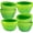 Green, variant on Bruntmor 8 oz Porcelain Bowls Set of 6 - for Ice Cream, Dessert, Soup, Small Side Dishes, Salad, Cereal, Rice - Microwave, Dishwasher and Oven Safe - Gradient Colors