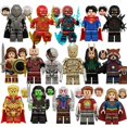 thumbnail image 1 of 16 Figuras de Bloques de Construcción de Superhéroes, Set de Acción de Anime, Decoraciones para Fiestas y Regalo Infantil, 1 of 5