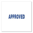 thumbnail image 5 of Pre-Inked One-Color Approved Message Stamp - Blue, 5 of 5