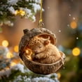 thumbnail image 4 of Adorno Navideño de Animales Del Bosque de 8 Cm | Colgante Navideño de Acrílico | Decoración Caprichosa de Animales Del Bosque | Ideal Como Regalo para Árbol, Corona, Guirnalda o Centro de Mesa, 4 of 6