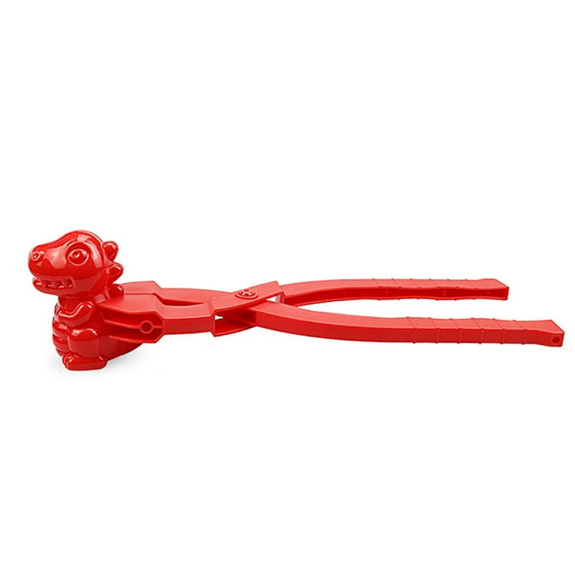 PVCS Moule à Neige Dinosaure Pince en Forme d'Animal Outil de Sable de Neige Hiver Enfants
