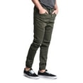 thumbnail image 5 of Victorious Men's Biker Twill Jogger Pants JG871 - Olive - Small, 5 of 6