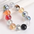 thumbnail image 3 of U8MO 10pcs 12mm Rondelle Drum Shape Crystal Glass Faceted Beads for Jewelry Making-Grayish Blue, 3 of 4