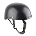 thumbnail image 1 of Casco De Moto Exquisito Hombres Retro Media Cara Casco Negro Mate Jadeshay A, 1 of 8