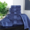 thumbnail image 2 of Superior 800 GSM Egyptian Cotton 6-Piece Face Towel Set, Soft Ultra Absorbent Towels, Teal, 2 of 7