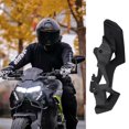 thumbnail image 2 of Guardoinrt ABS Motorcycle Na-ked Front Spoiler Winglet Aerodynamic Wing Kit Spoiler Spoiler Winglets Front Spoiler Rugged Black, 2 of 6