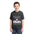 thumbnail image 2 of Wild Bobby Have a Holly Jawlly Christmas, Cute Shark Christmas Sweater | Holiday Unisex Boys Girls Graphic Youth T-Shirt, 2 of 5