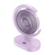thumbnail image 2 of Ventilador de Escritorio USB Recargable Portátil, Ventilador Pequeño de Mesa Ideal para Oficina, Viajes, Hogar, Dormitorio Color púrpura ShuxiuWang  1327537036388, 2 of 5