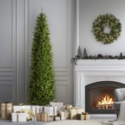 National Tree Company Kingswood 9' Slim Artificial Unlit Christmas Tree w/ Stand