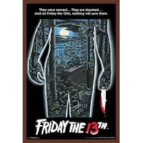 Friday the 13th - One Sheet Wall Poster, 22.375" x 34", Framed