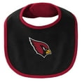 thumbnail image 4 of Newborn & Infant Cardinal/Black Arizona Cardinals Little Champ Three-Piece Bodysuit Bib & Booties Set, 4 of 5