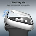 thumbnail image 5 of 4 Pack Case Compatible with Apple Watch Series 6/5/4/SE 44mm, Built-in Tempered Glass Screen Protector, Hard PC Bumper Scratch Resistant Full Protective Touch Sensitive iWatch 44mm Cover, 5 of 5