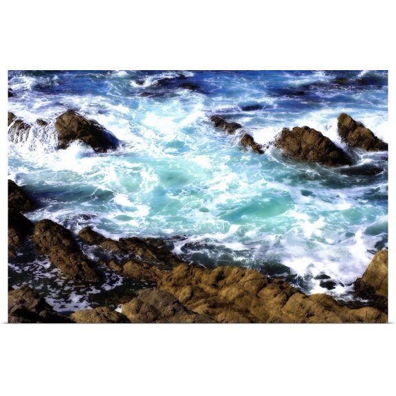 Great BIG Canvas | "Churning Surf I" Art Print - 30x20
