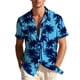 thumbnail image 2 of Blusa y camisa hawaiana de manga corta con cuello vuelto para hombre, camisa unisex de verano para playa, informal, de manga corta, con botones, ropa estampada, blusa para hombre, 2 of 9