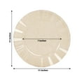 thumbnail image 2 of Efavormart 10 Pack Gold Glitter Large Plastic Party Plates with Ruffled Rim, Transparent Heavy Duty Round Disposable Dinner Plates - 11", 2 of 11