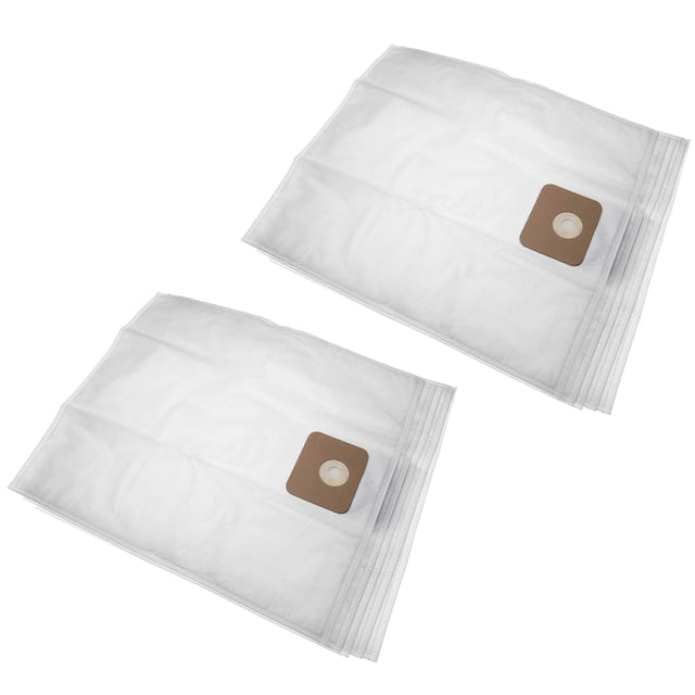 10 x Vacuum cleaner bags, compatible with Nilfisk Multi II 22, Multi II 22 INOX, Multi II 30 T vacuum cleaner micro fleece, 23" x 19". White