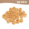 thumbnail image 3 of Uxcell 32Pcs Plastic Hole Plugs, Flush Type Panel Hole Plugs Insert End Caps for Locking Hole Furniture Cabinet 12mm Orange, 3 of 6