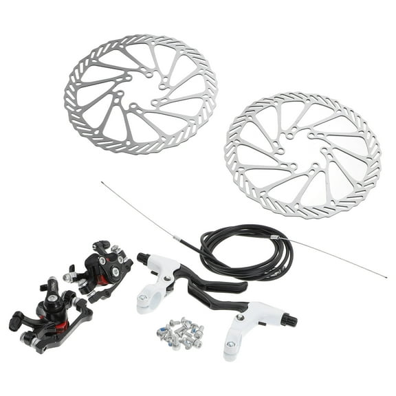 Set of Black Hollow Design Plastic Disc Brakes for , and Lightweight Cycling Replacement Parts