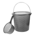 thumbnail image 1 of FOMIYES 1Jgo Balde Transparente Para Limpieza Con Asa Negro Plástico Resistente Para Hogar Cocina Y Jardín, 1 of 8