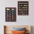 thumbnail image 5 of Rustic Cherry Shadow Box Frame Plexiglass Window Door with Removable Shelves 12 x 16, 5 of 6