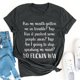 thumbnail image 2 of Camiseta de manga corta con estampado de letras y cuello redondo suelto a la moda de verano para mujer Pompotops hfajkhk133932, 2 of 4