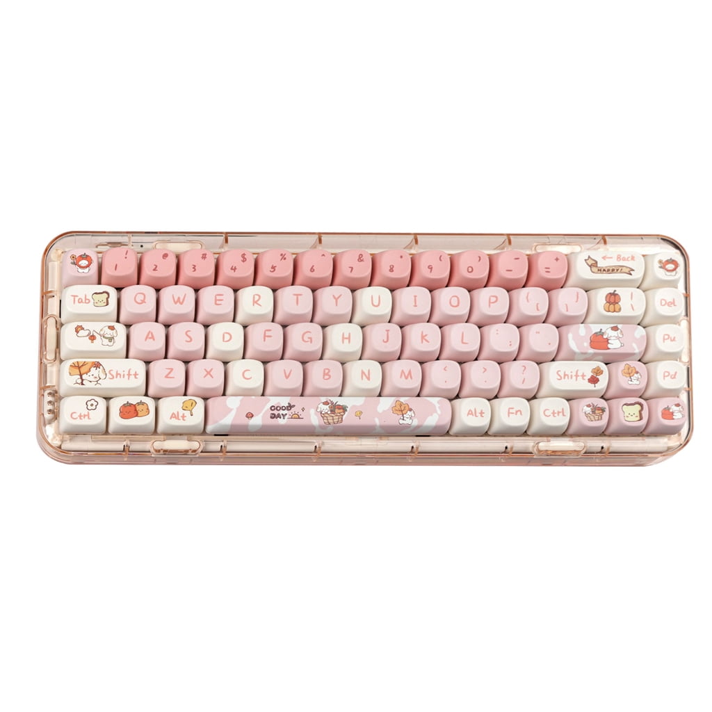 Customizable 144 PBT Keycaps with MOA Profile Keycaps for 61/87/96/98/104/108 Mechanical Keyboards Enthusiasts Hobbyists