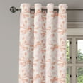 thumbnail image 3 of Ambesonne Grommet Curtain, , 50"x96", Salmon Rose and Off White, 3 of 5