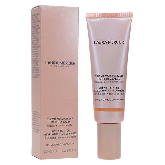 Laura Mercier Tinted Moisturizer Light Revealer Natural Skin Illuminator Broad Spectrum SPF 25 Sunscreen 3W1 Bisquel 1.7 oz